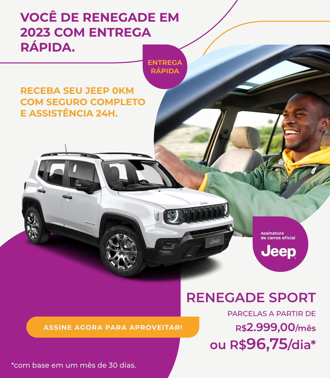 Flua! Fiat e Jeep divulgam preços para serviço de assinaturas de